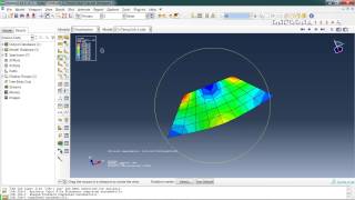 Abaqus Tutorial 1 First Analysis [upl. by Ahsikam]