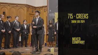 715  CRΣΣKS by Bon Iver — Mixed Company of Yale 2024 Winter Jam [upl. by Llednov]