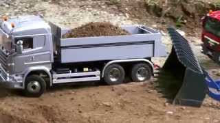 RC TRUCK BRUTUS IN working Nice RC Dozer action [upl. by Nomal599]