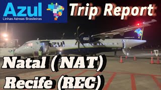 🇧🇷Trip Report  AZUL  Natal  NAT  Recife REC [upl. by Faline]