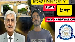 Dow DPT Admission 2025Dow University DPT Admission 2025Dow University admission 2025 [upl. by Mikes]