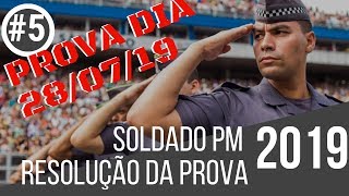 Correção Prova PM  Soldado 2019  Infoway Concursos [upl. by Akitnahs]