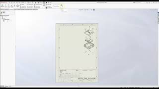 SolidWorks Drawing  Exploded View [upl. by Grory542]