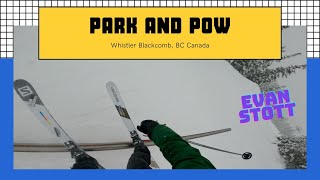 Wild Park And Pow Laps On BLACKCOMB Mountain [upl. by Westleigh214]