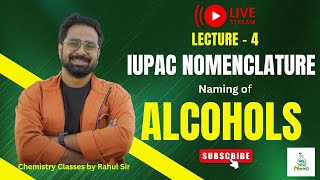 IUPAC NOMENCLATURE  NAMING OF ALCOHOLS  L4 [upl. by Arymas947]