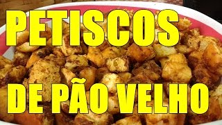 PETISCOS DE PÃƒO AMANHECIDO REAPROVEITAMENTO DE ALIMENTOS CONFIRA POR MARA CAPRIO [upl. by Ateekan]