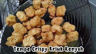 Resep Tempe Crispy Kriuk Renyah ala MASAKAN RUMAHAN [upl. by Anawt288]