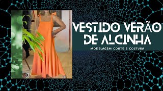 Vestido Verão de Alcinha e Laço  Costura fácil passo a passo para iniciantes Gisleide Novelodiy [upl. by Aehta]