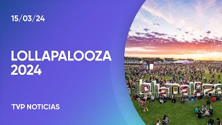 Se largó el festival Lollapalooza 2024 en Buenos Aires [upl. by Wrdna]