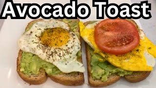 Delicious Avocado Toast Recipe [upl. by Berkley]