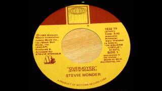 Stevie Wonder  Overjoyed 45 rpm [upl. by Cranford]