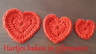 Haken ♥ Hartjes in 3 formaten [upl. by Yorgos281]