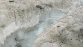 Neustift im Stubaital  Stubaier Gletscher Bereich Bergstation Eisgratbahn [upl. by Ajna]