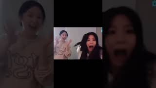 Yuqi and Miyeon playfully spar while dancing to SNSDs Oh during a live 😂 GIdle kpop Yuqi [upl. by Einahteb272]