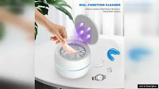 Household Ultrasonic UV Cleaner Dental Assistant Denture Bath Pulsating Cleaning Kit Review [upl. by Ahseya]