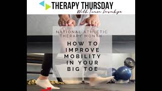 Big toe mobility exercise Tip 4 Splaying toes [upl. by Ellerol552]