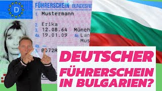 Mach NICHT diesen Fehler Deutscher Führerschein in Bulgarien Alles was Du wissen musst [upl. by Goody281]