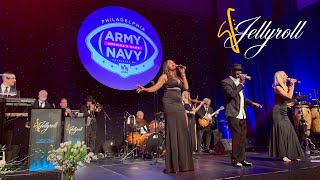 Army Navy Gala  National Anthem Performed by Jellyroll Members Tesa amp Paul [upl. by Adlog]