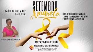 PALESTRA SETEMBRO AMARELO 29092023 19H30 [upl. by Leodora383]