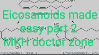 CV B 004Biomedical and therapeutic role of EICOSANOIDS PART 2 lippincott biochemistry [upl. by Grodin]