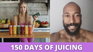 150 DAY JUICE CLEANSE RESULTS NO SOLID FOOD [upl. by Saibot]