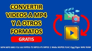 🔺El Mejor CONVERTIDOR de VIDEOS GRATIS sin perder calidad  VLC media player [upl. by Nyrahs]