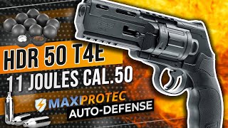 Test Revolver CO2 Walther T4E HDR 50 gamme Umarex [upl. by Gurney586]