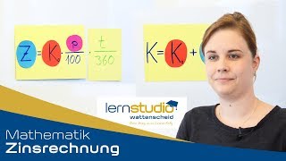 Zinsrechnung  Mathematik Nachhilfe [upl. by Eelrebmik]