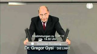 Gregor Gysi DIE LINKE »Gilad Schalit muss unverzüglich freigelassen werden« [upl. by Frye]