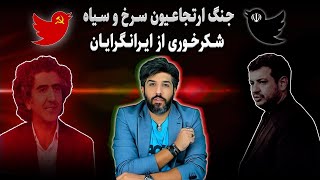 جنگ ارتجاعیون سرخ و سیاه و شکر خوری از ایرانگرایاندعوای علیز و رائفی و بالا رفتن از امید دانا [upl. by Raynah]