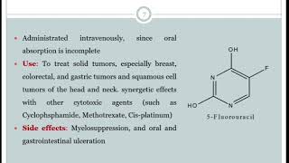 Antimetabolites Anticancer Agent Medicinal Chemistry Session 5 [upl. by Anneliese938]