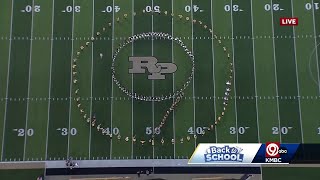 Banding Together RaymorePeculiar High School marching band performs on KMBC 9 [upl. by Enirehtakyram]