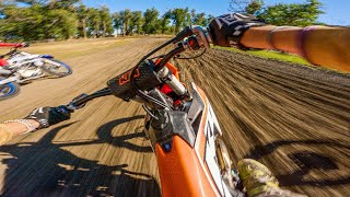 2024 KTM 250 SXF POV  WIDE OPEN [upl. by Nolyag]