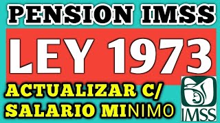 PENSION IMSS LEY 1973  ✔ México amor pension imss [upl. by Llemhar]