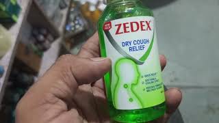 Zedex dry cough relief syrup uses in hindi  khasi ki syrup hindi me [upl. by Senoj]