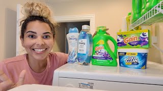 Trying the Ultimate Ocean Breeze Laundry Combo Gain x Downy review [upl. by Lanae]