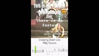 Fastest Rhythm Guitar Play Ever  James Hetfield Downpicking God  Metallica 1986 at their Peak [upl. by Tterej]