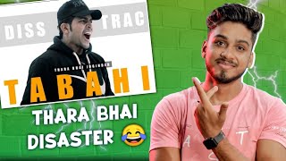 TharaBhaiJoginder DISSTRACK ROAST 😂 [upl. by Robbi]