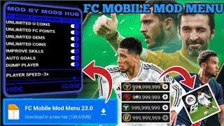 FC Mobile Mod Menu Apk V23103 Unlimited Money Unlimited Gems amp Unlimited FC Points Mod menu 2025 [upl. by Rolat]