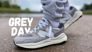 These Are Seriously GOOD New Balance 5740 Grey Day Review amp On Foot [upl. by Otrebmuh]