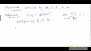 Reflexivity symmetry and transitivity properties of asymptotic notations [upl. by Darbie]