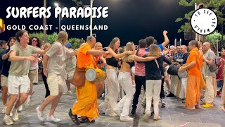 4K🇦🇺🇦🇺SURFERS PARADISE GOLD COAST AUSTRALIA  Schoolies week 1  Evening Walk 🇦🇺 [upl. by Haidedej]