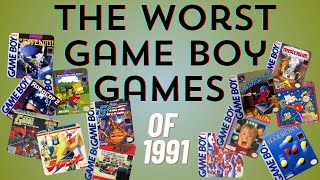 The WORST GAME BOY Games Released in 1991 [upl. by Ellora]