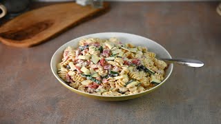 Salami Pasta Salad The perfect side for your weekend bbq [upl. by Griff]