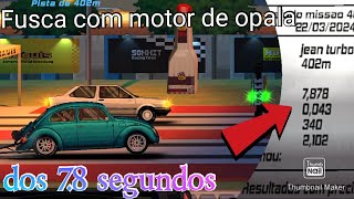 Setup do Fusca com motor de opala no estilo br [upl. by Anoirb663]