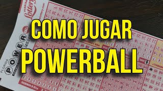 Como jugar el Powerball la Lotería de USA [upl. by Patterman435]