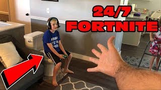 Kid Wont Stop Playing Fortnite For ANYTHING  Brings Toilet To Living Room  Original [upl. by Fanni]