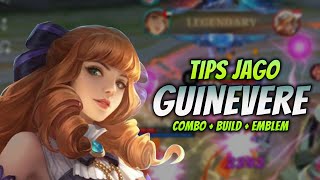 CARA MAIN GUINEVERE BUFF  amp COMBO GUINEVERE  EMBLEM amp BUILD TERSAKIT 2023   GUINEVERE GAMEPLAY [upl. by Flip13]