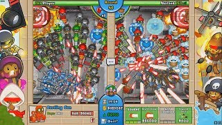 TODO EL MAPA LLENO DE METRALLETAS  BLOONS TD BATTLES [upl. by Aryajay]