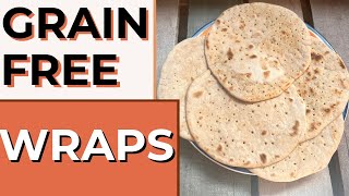 How to Make Grain Free Soft Tortillas  Cassava or Almond Flour Tortillas  Store Wraps Review [upl. by Smitt]